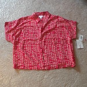 LuLaRoe Amy Americana top, S